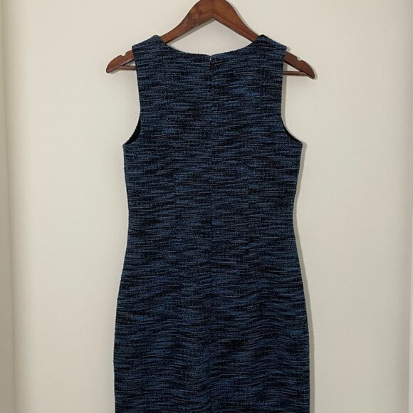 Ann Taylor Factory Sleeveless Dress - Black/Blue 6P - Picture 2 of 7